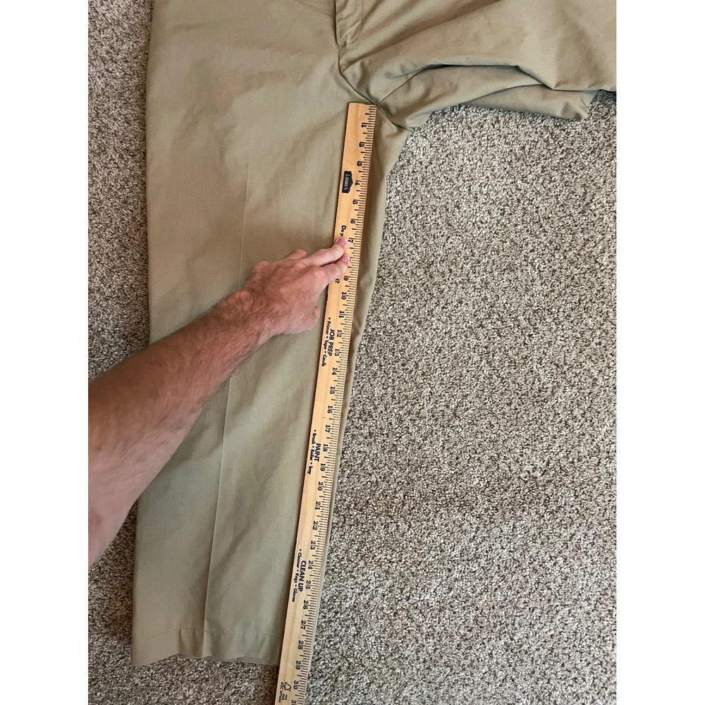 U.S. Navy Men Pants 34x29 Khaki Official Uniform Creighton USA Made Military